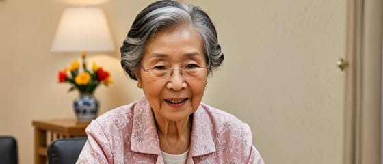 자동 마작 테이블을 접한 할머니의 첫 만남, 전 세계인의 마음을 사로잡다